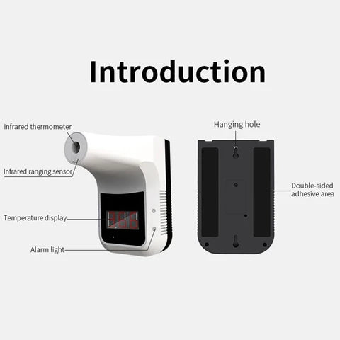 Wall Mounted Infrared Digital Thermometer